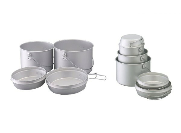 DUG(ダグ) 焚火缶 M/Lセット DG-0102 クッカーセット キャンプ 調理器具 キャンプ用品 キャンプ セット キャンプクッカー アウトドア サバイバル キャンプ大鍋　クッカー トライポッド対応 ファミリー greenfield-od-10001377 Greenfield Store サンプル画像2