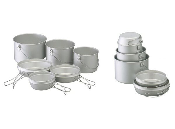 DUG(ダグ) 焚火缶 3点セット DG-0103 クッカーセット キャンプ 調理器具 キャンプ...