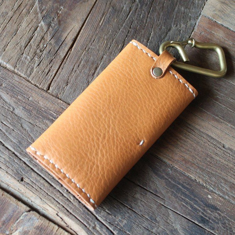 What will be will be 真鍮カラビナホルダー レザーキーケース おしゃれ 国産 本革 ハンドメイド アウ..