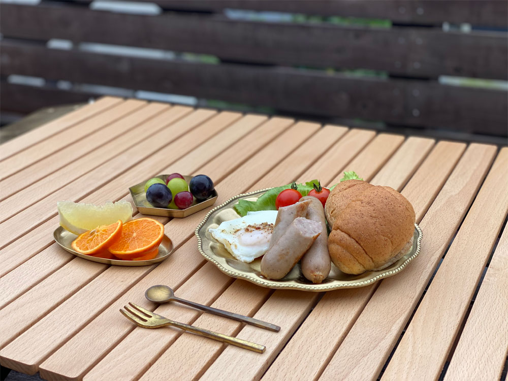 【20%OFF!】真鍮のアウトドア食器 WRAPS 真鍮 皿 BRASS オーバルトレイSゴールド 食器 9×4.5cm BBQ バーベキュー キャンプ アクセサリートレイ アンティーク ビンテージ カトラリー [2]