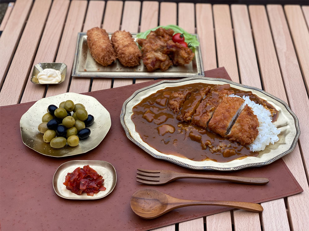 【20%OFF!】真鍮のアウトドア食器 WRAPS 真鍮 皿 BRASS オーバルトレイSゴールド 食器 9×4.5cm BBQ バーベキュー キャンプ アクセサリートレイ アンティーク ビンテージ カトラリー [3]