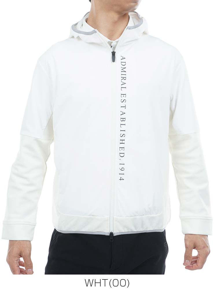 [タイムセール] アドミラルゴルフ ハイブリッド フーディー フルジップ ブルゾン ウェア メンズ 2025年秋冬モデル M-3L ADMA577