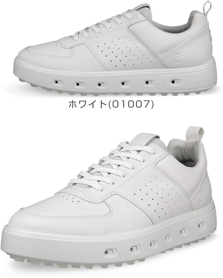 エコー GOLF STREET 720 ゴルフシューズ メンズ 111704 カラー：ホワイト(01007)