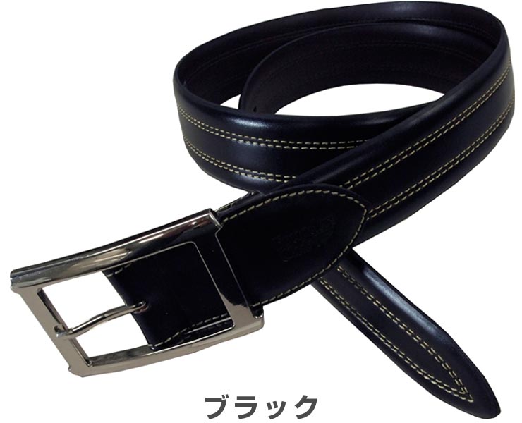 ファウンダースクラブ メンズ ゴルフウエア 中ダブルステッチ 日本製 牛革ベルト FC-8615A