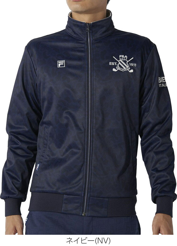 フィラゴルフ カモ柄 3層ボンディング フルジップ ブルゾン ウェア メンズ 784-207 M-3L [即納]