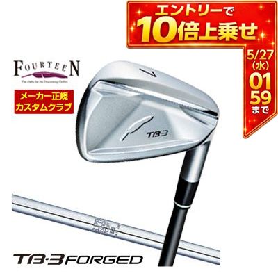 FOURTEEN - ＼エントリーでP10倍！5/9 20:00‐5/16 1:59／ 特注カスタムクラブ フォーティーン 2025NEW TB-3 FORGED アイアン N.S. PRO 1150GH TOUR シャフト 4本セット[＃7-P]