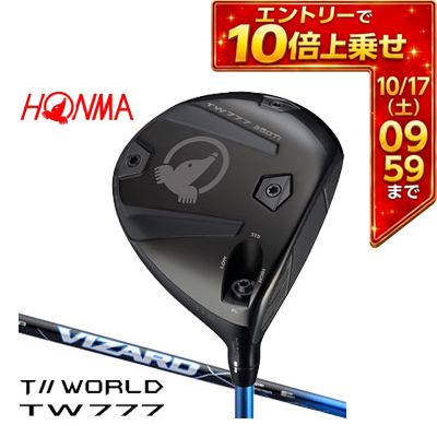 ＼エントリーで最大10万ポイント！9/20 00:00‐9/30 23:59／ [タイムセール] 本間ゴルフ ツアーワールド TW777 360 Ti ドライバー VIZARD BLUE シャフト