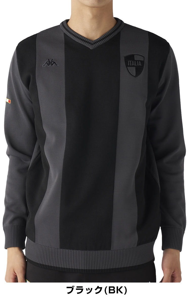 カッパ ゲームライン Vネック ニット ゴルフウェア メンズ 2025年秋冬モデル M-3L 635-702 [即納]