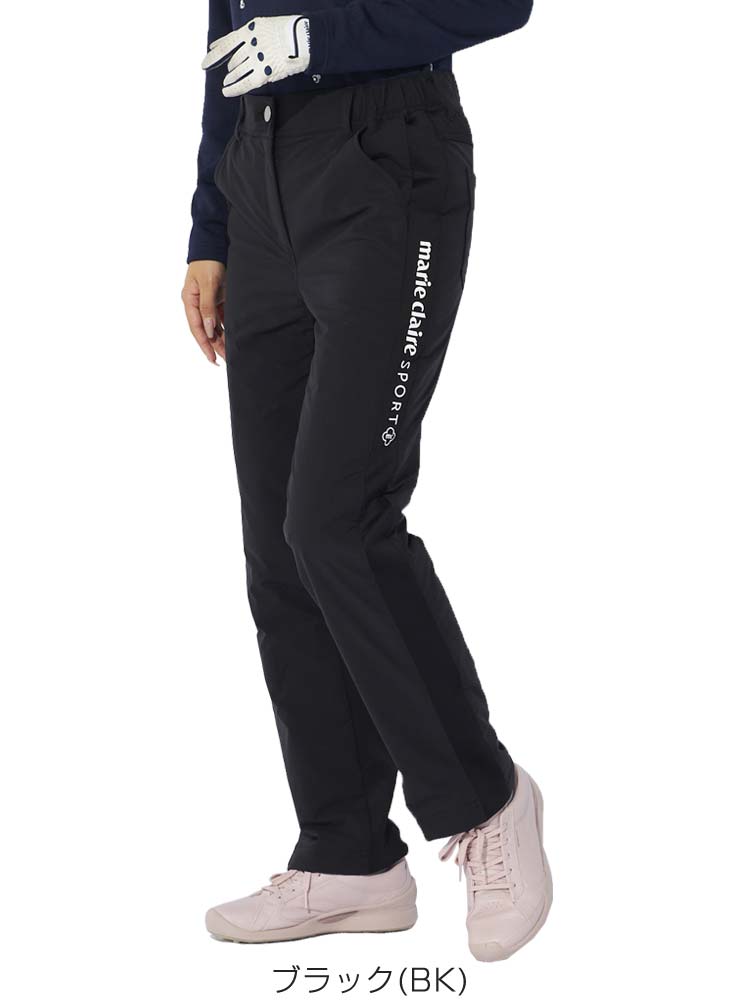 マリクレール ハイブリッド 中綿 ロングパンツ ゴルフウェア レディース M-LL 734-325 [即納]