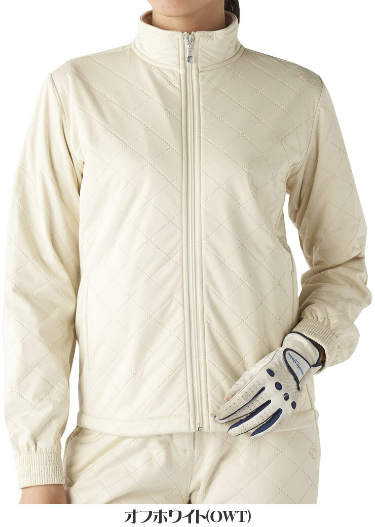 マリクレール 高周波キルト フルジップ 中綿ブルゾン ゴルフウェア レディース 2025年秋冬モデル S-LL 735-254 [即納]