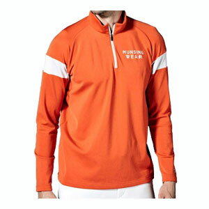 【新品】マンシングウェア長袖シャツMGMWJB08保温裏起毛ストレッチМオレンジ マンシングウェア メンズ 長袖ポロシャツ MGMWJB08 保温 裏起毛