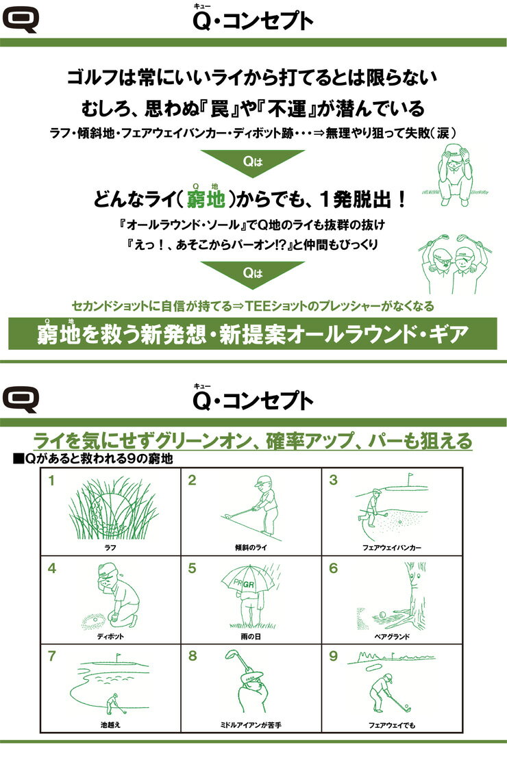 特注カスタムクラブ プロギア Q ユーティリティ Q28 / Q33 フジクラ MCH シリーズシャフト