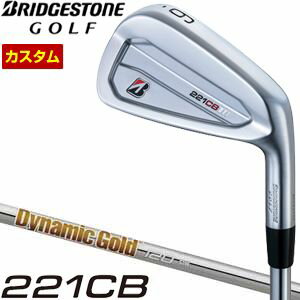 特注カスタムクラブ ブリヂストンゴルフ TOUR B 221CB アイアン ダイナミックゴールド 120 シャフト 単品[＃4、＃5、＃6、＃7、＃8、＃9、PW]