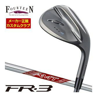 乐天商城 - 特注カスタムクラブ フォーティーン FR-3 ウエッジ ダイヤモンドブラックサテン仕上げ AMT RED シャフト