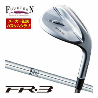 Fourteen フォーティーン FR-3 FR3 ウェッジ パールサテン仕上げ 右用 N.S.PRO NSPRO NSプロ 日本シャフト V90 46度 48度 50度 52度 54度 56度 58度 ギャップウェッジ サンドウェッジ ロブウェッジ ピッチングウェッジメーカー希望小売価格はメーカーカタログに基づいて掲載していますフォーティーン FR-3 ウェッジ 特注カスタムクラブ ▲標準シャフト装着時スペック（参考スペック）▲ 2026年4月17日発売開始予定となります。 長さ、バランス指定について 標準長さをご指定の場合は、メーカー規定の長さになります。 ±0.5インチの範囲で無料対応可能です。 標準バランスご希望の場合は、メーカー推奨バランスになります。 ご希望のバランス・長さをご指定の場合は、バランスをコメント欄にご記入下さい。 バランスは1ポイント刻みでの対応となります。 0.5ポイント刻みのご指定はメーカーにてお受け致しかねます。 ヘッド・シャフト重量により、お客様のご希望のスペックに添えない場合が御座います。 その際は、当方よりメールにてご連絡致します。 グリップについて