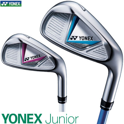 YONEX JUNIOR J135 J120 ヨネックス ジュニア アイアン 右用 左用 レフティー ボーイズ キッズ ガールズメーカー希望小売価格はメーカーカタログに基づいて掲載しています。ヨネックス ジュニア アイアン 番手 アイアン #7 #9 SW ロフト角（°） 38 46 54 ライ角（°） 60 61 62 クラブ長さ（inch） 28.25 27.25 26.25 クラブ質量（g） 316 328 342 体積（ml） - - - 新溝ルール適合モデル ヘッド素材 ドライバー：アルミ合金 FW、UT、アイアン：ステンレススチール パター：亜鉛合金 カラー ブルー、ホワイト/ピンク 本体 中国