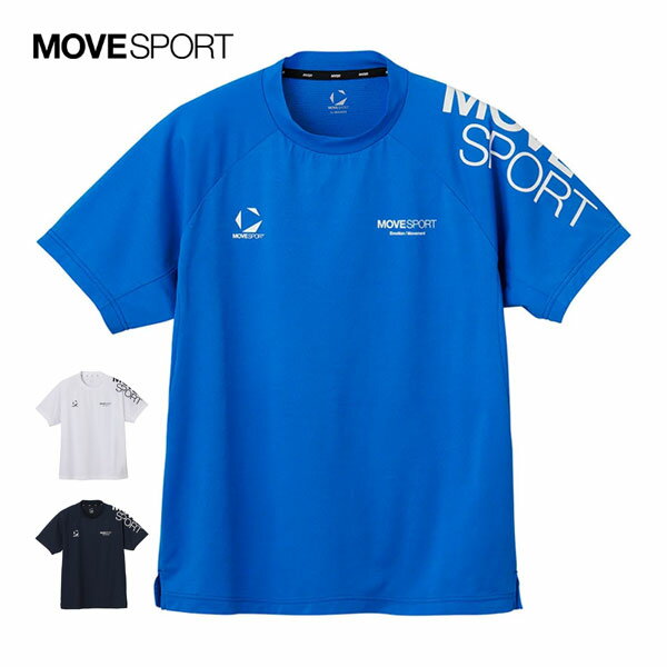 ムーブスポーツ S.F.TECH ピンメッシュ 半袖シャツ トレーニング ウェア メンズ 2025春夏モデル M-O ST5SHT09M [即納](4)