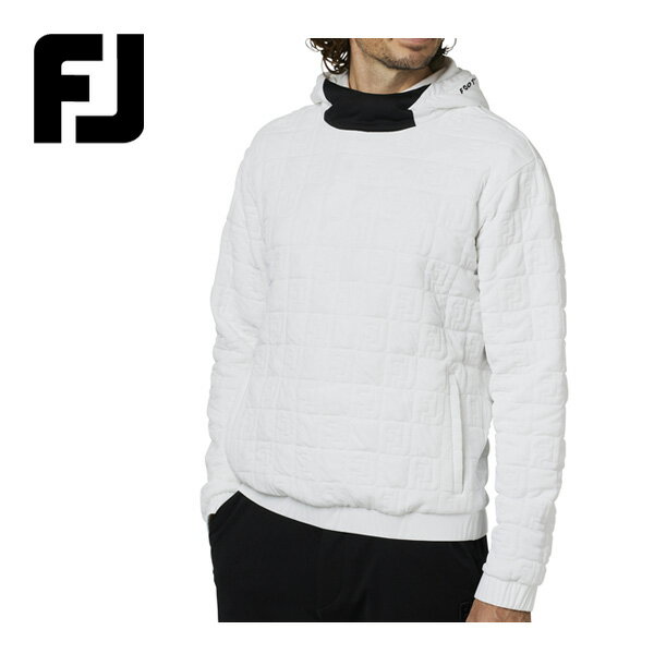 フットジョイ FJロゴジャカード プルオーバー フーディー ゴルフウェア メンズ 2025年秋冬モデル M-XL FJ-F25-M04 [即納]