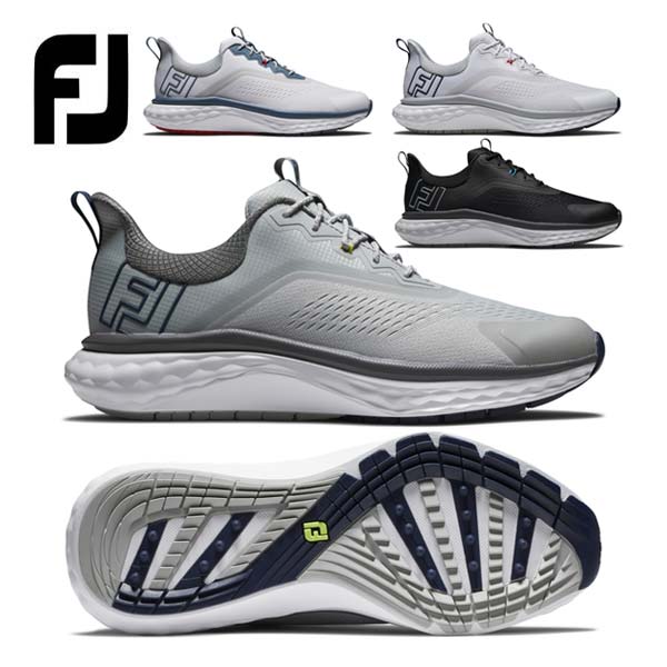フットジョイ FJ クオンタム LACED スパイクレス ゴルフシューズ メンズ ウィズ:W