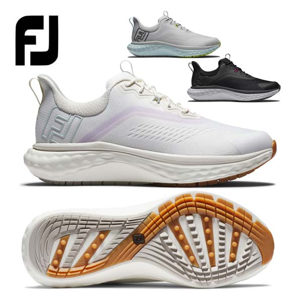 フットジョイ FJ クオンタム LACED スパイクレス ゴルフシューズ レディース ウィズ:W