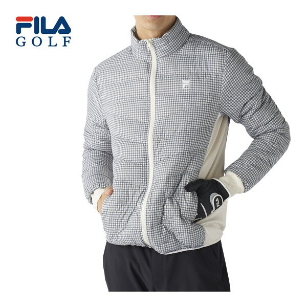 フィラゴルフ 極薄ハイブリッドダウン フルジップ ブルゾン ウェア メンズ 2025年秋冬モデル M-3L 785-205 [即納]