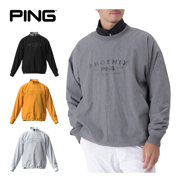 ピン パフォーマンスアパレル 全方向ストレッチ ダブルフェイス ツインレイヤード ジャケット ゴルフウェア メンズ 2025年秋冬モデル S-3L 621-5220901 [即納]