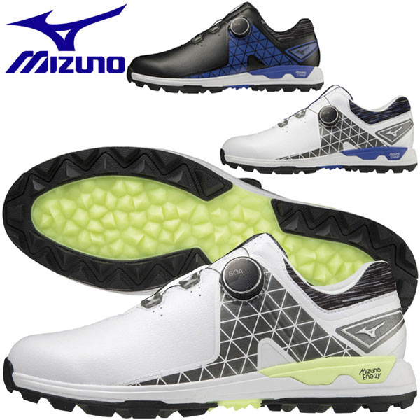 MIZUNO GOLF おすすめ オススメ ゴルフ ゴルフ用品 ラウンド用品 シューズ 靴 くつ クツ メンズシューズ フットウェア 男性 メンズシューズ WAVE HAZARD SL BOA 3E EEE ダイヤル セメント式 軽量 MZ22SSACS ブラック×ハザードブルー ホワイト×ハザードブルー ホワイト×ライム 黒 白ミズノ ゴルフシューズ メンズ スパイクレス ウエーブ ハザード SL ボア 51GM2175 ■スパイクレス×BOA ■製法：セメント式 ※普段履きでのご使用はできませんのでご注意願います。 素材 甲材／人工皮革、合成繊維 底材／合成底 質量 約330g（25.0cm片方） シューズ幅 3E相当の方向け