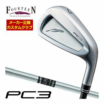 FOURTEEN - 特注カスタムクラブ フォーティーン 2024 PC3 アイアン Elevate MPH95 シャフト 単品[＃5、＃6、＃7、＃8、＃9、PW]