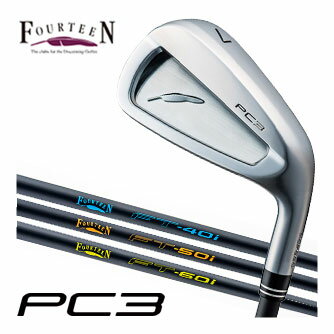 フォーティーン 2024 PC3 アイアン FT-40i / FT-50i / FT-60i カーボンシャフト 4本セット[＃7-P] 1