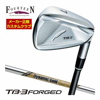 乐天商城 - 特注カスタムクラブ フォーティーン 2025NEW TB-3 FORGED アイアン ダイナミックゴールド EX ツアー イシュー シャフト 4本セット[＃7-P]