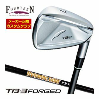 FOURTEEN - 特注カスタムクラブ フォーティーン 2025NEW TB-3 FORGED アイアン DG105 ONYX BLACK シャフト 4本セット[＃7-P]