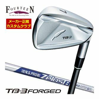FOURTEEN - 特注カスタムクラブ フォーティーン 2025NEW TB-3 FORGED アイアン N.S.PRO ZEROS 8 シャフト 4本セット[＃7-P]