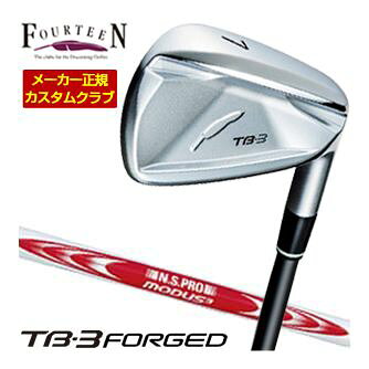 特注カスタムクラブ フォーティーン 2025NEW TB-3 FORGED アイアン N.S.PRO MODUS3 TOUR115 シャフト 4本セット[＃7-P]