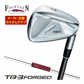世界で一番やさしい単一素材構造の軟鉄鍛造アイアンを作りたかった。Fourteen 2025NEW TB3 FORGED フォーティーン ザ TB-3 フォージド Fourteen TB3 フォージド KBS ツアー KBS TOURメーカー...
