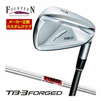 乐天商城 - 特注カスタムクラブ フォーティーン 2025NEW TB-3 FORGED アイアン KBS TOUR S-TAPER シャフト 単品[＃5、＃6、＃7、＃8、＃9、PW]