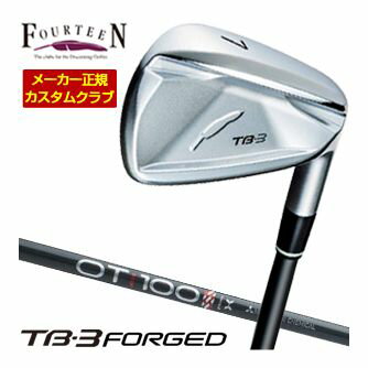 FOURTEEN - 特注カスタムクラブ フォーティーン 2025NEW TB-3 FORGED アイアン アイアン 三菱 OT Tour iron シャフト 単品[＃5、＃6、＃7、＃8、＃9、PW]