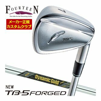 特注カスタムクラブ フォーティーン 2025NEW TB-5 FORGED アイアン ダイナミックゴールド MID 95 ツア..