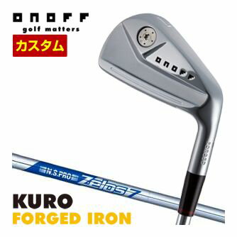 特注カスタムクラブ オノフ 2024 KURO FORGED アイアン 4本セット[＃7-P] N.S.PRO ZEROS 7 シャフト 標準グリップ仕様