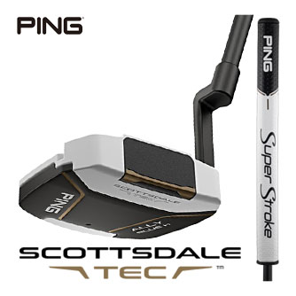 [タイムセール] ピン SCOTTSDALE TEC ALLY BLUE H パター PING SuperStroke TOUR 2.0 XL グリップ装着モデル