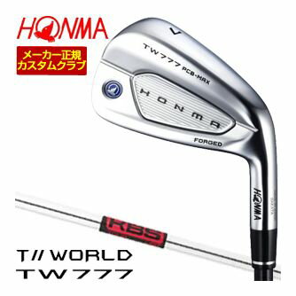 特注カスタムクラブ 本間ゴルフ ツアーワールド TW777 PCB MAX アイアン KBS TOUR シャフト 4本セット[＃7-＃10]
