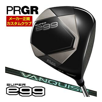 PRGR - 特注カスタムクラブ プロギア SUPER egg ドライバー 三菱 VANQUISH VV シャフト [ルール適合外]