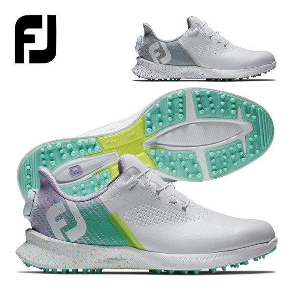 フットジョイ FJ フュ—エル フラッシュ BOA スパイクレス ゴルフシューズ レディース ウィズ:W