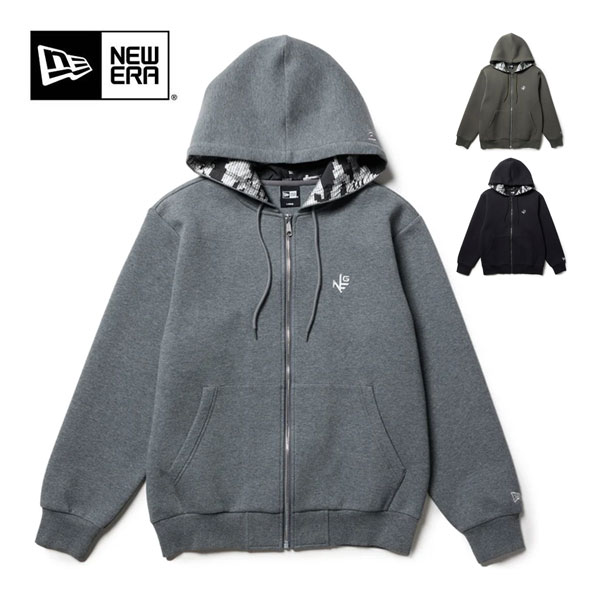 ☆ポイントUp14日20時から！ニューエラ ゴルフ テック スウェット フルジップフーディー デジタルタイガーカモ ウェア メンズ 2024年秋冬モデル M-XXL