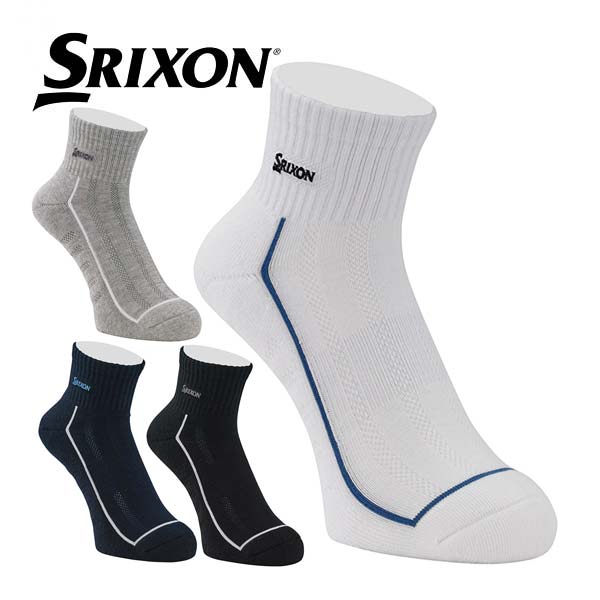 ☆ポイントUp14日20時から！ダンロップ スリクソン ハイクッション ショートソックス ゴルフウェア メンズ SMO4433
