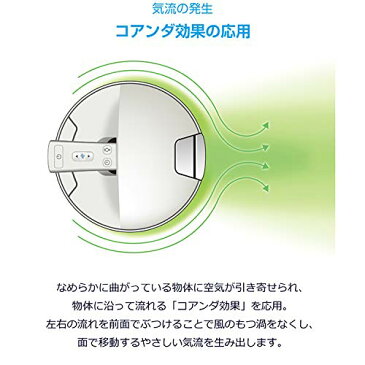 デロンギ(DeLonghi) ?空気清浄機能付き スリムファン ?夏冬兼用 扇風機 涼風10段階 / 温風6段階 ?花粉対策 HFX85W14C