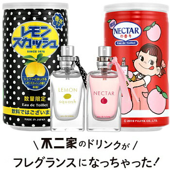 不二家 FUJIYA オーデトワレ 30ML EDT SP 全2種類【ネクターの香り、レモンスカッシュの香り】FUJIYAのペコちゃんが最高にキュート！リアルな白桃(ピーチ)の香水、すっきり柑橘レモンの香水【楽ギフ_包装】