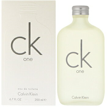 香水 メンズ（5000円程度） カルバンクライン シーケーワン 200ML EDT SP ( オードトワレ ) CALVIN KLEIN CK フレグランス 香水 レディース メンズ ユニセックス CK ONE 柑橘系 デイリー 人気 【楽ギフ_包装】