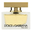 D＆G(ドルガバ) 【 アウトレット 】 ドルチェ&ガッバーナ ザ ワン オードパルファム 75ML EDP SP ( オードパルファム ) DOLCE&GABBANA THE ONE 人気 レディース フレグランス 香水 D&G ドルガバ テスター 訳あり