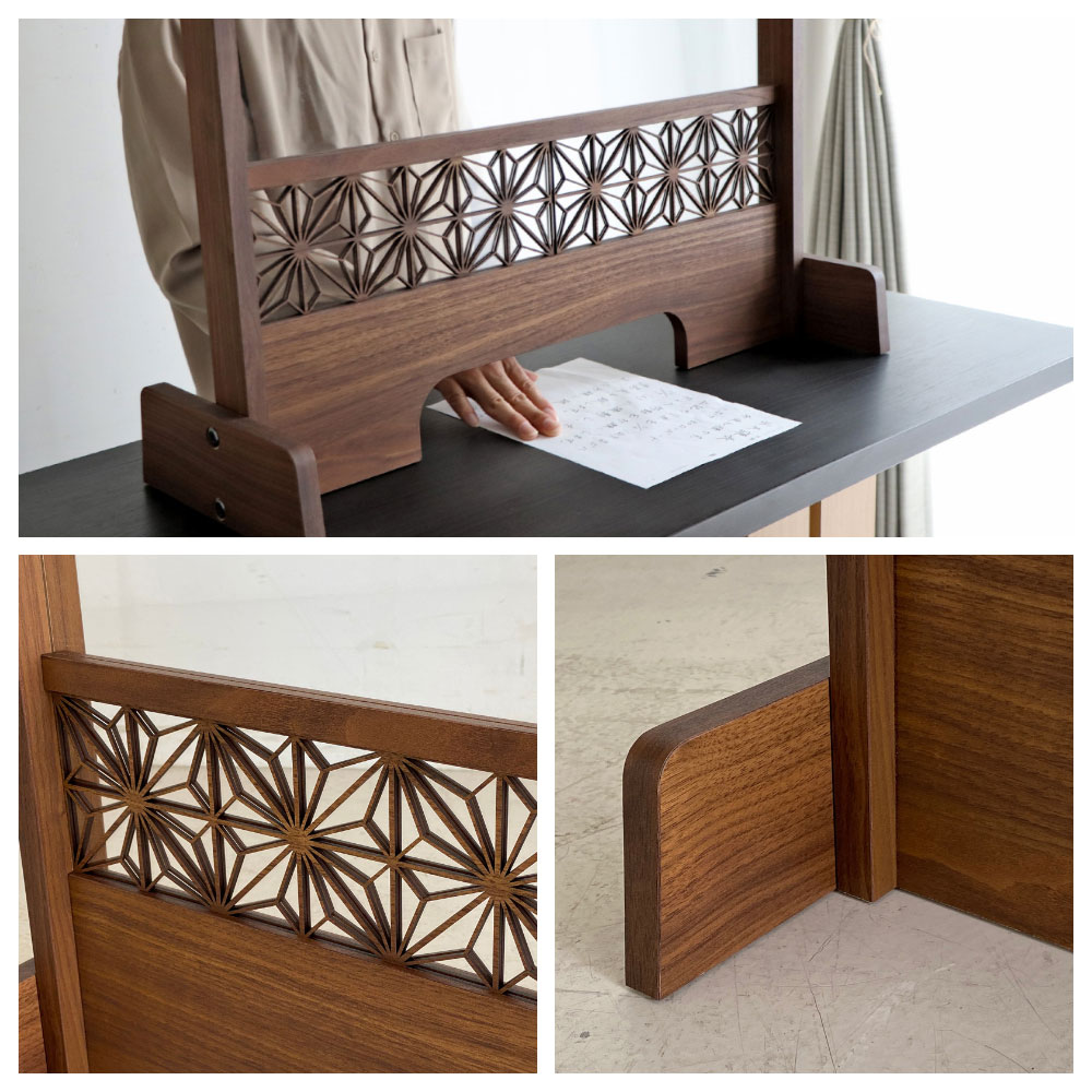 組子 飛沫ガード 幅70cm