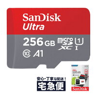 【256GB】【宅急便】サンディスクSanDiskマイクロSDmicroSDXCUHS-IA1対応Class10SDSQUAR-256G-GN6MAUltra海外パッケージ